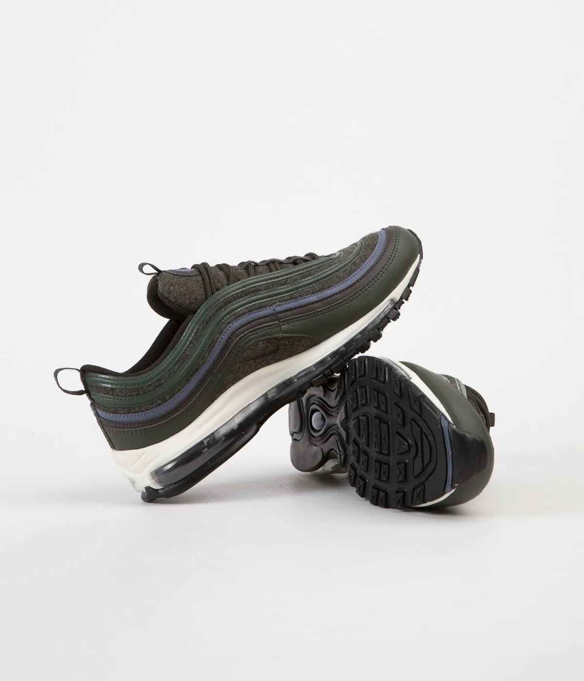 Nike Air Max 97 Premium Shoes - Sequoia / Velvet Brown - Light Carbon - Sail