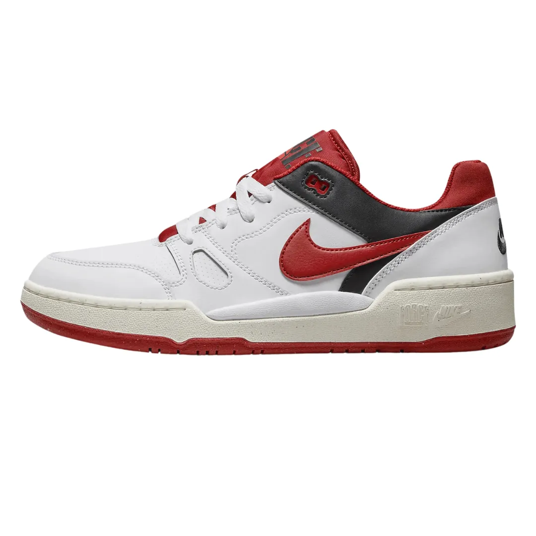 Nike - Men's Full Force Low 'Mystic Red' - White / Mystic Red / Black / Sail