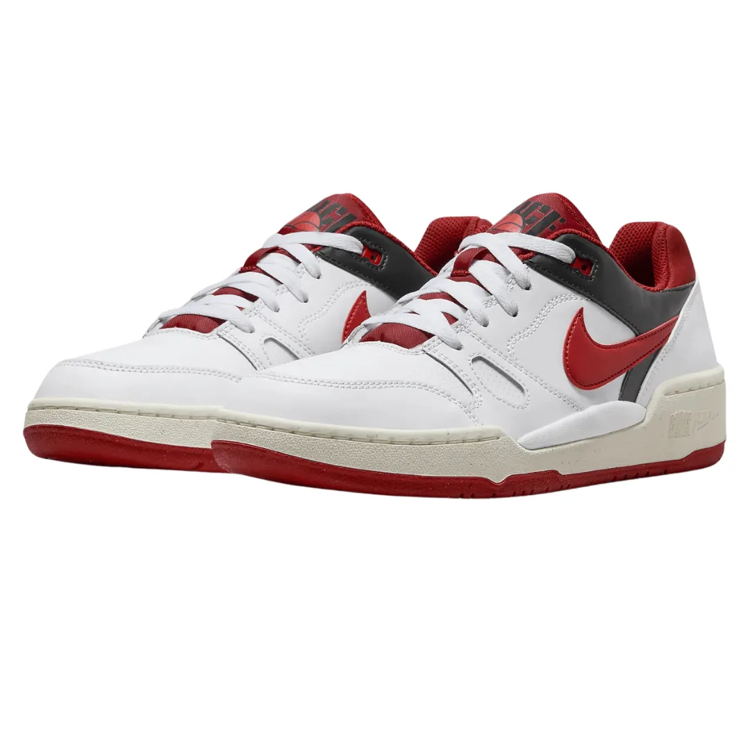 Nike - Men's Full Force Low 'Mystic Red' - White / Mystic Red / Black / Sail