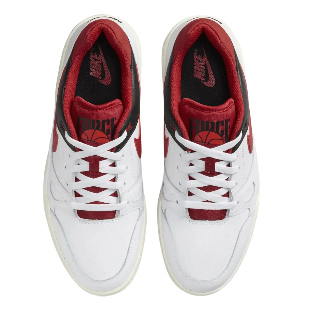 Nike - Men's Full Force Low 'Mystic Red' - White / Mystic Red / Black / Sail