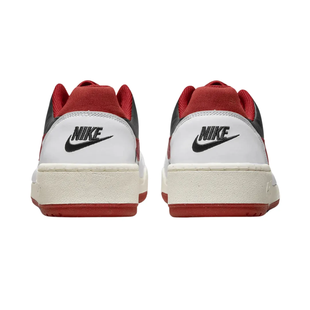 Nike - Men's Full Force Low 'Mystic Red' - White / Mystic Red / Black / Sail
