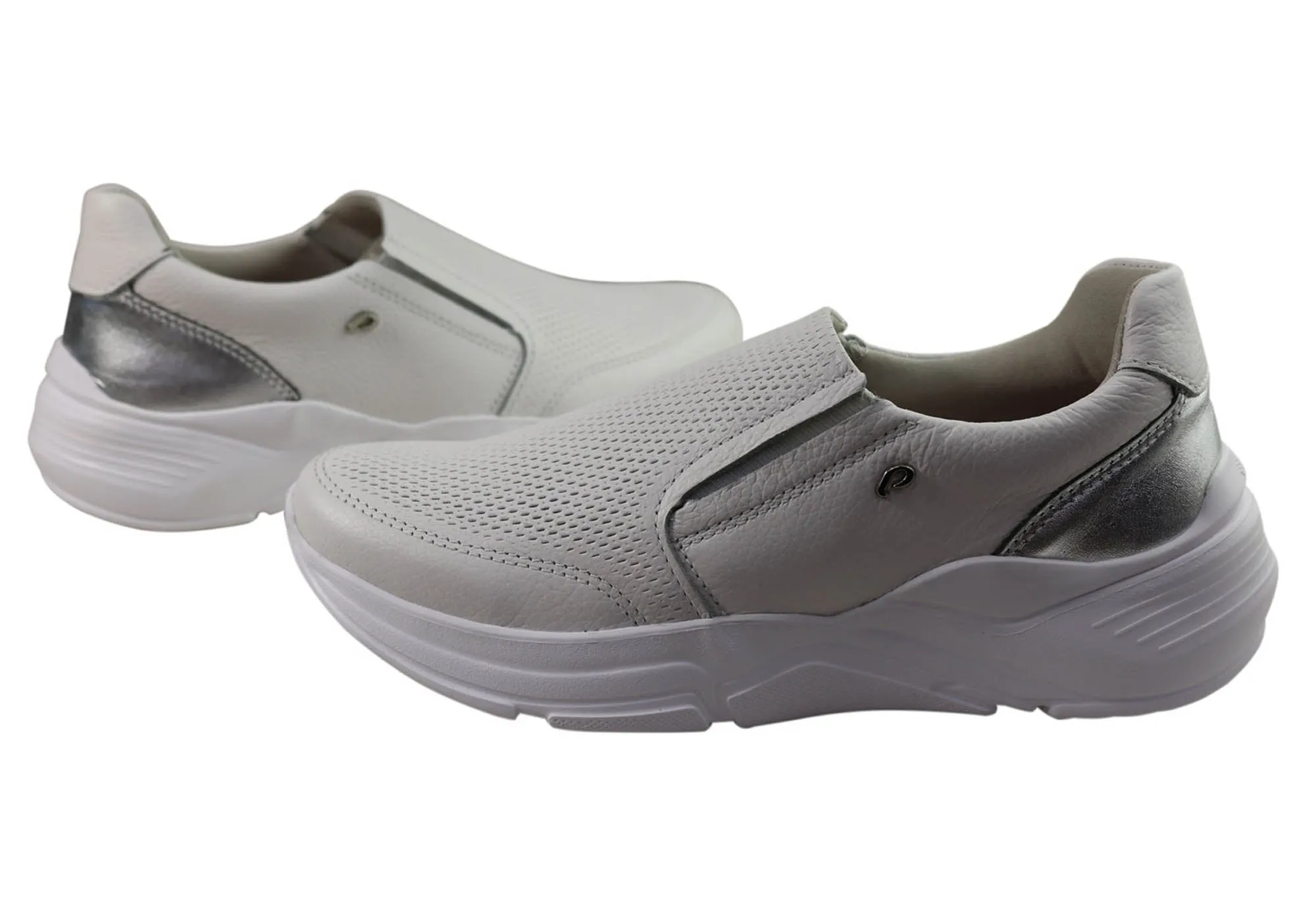 Pegada Kerri Womens Comfortable Leather Casual Shoes Made In Brazil