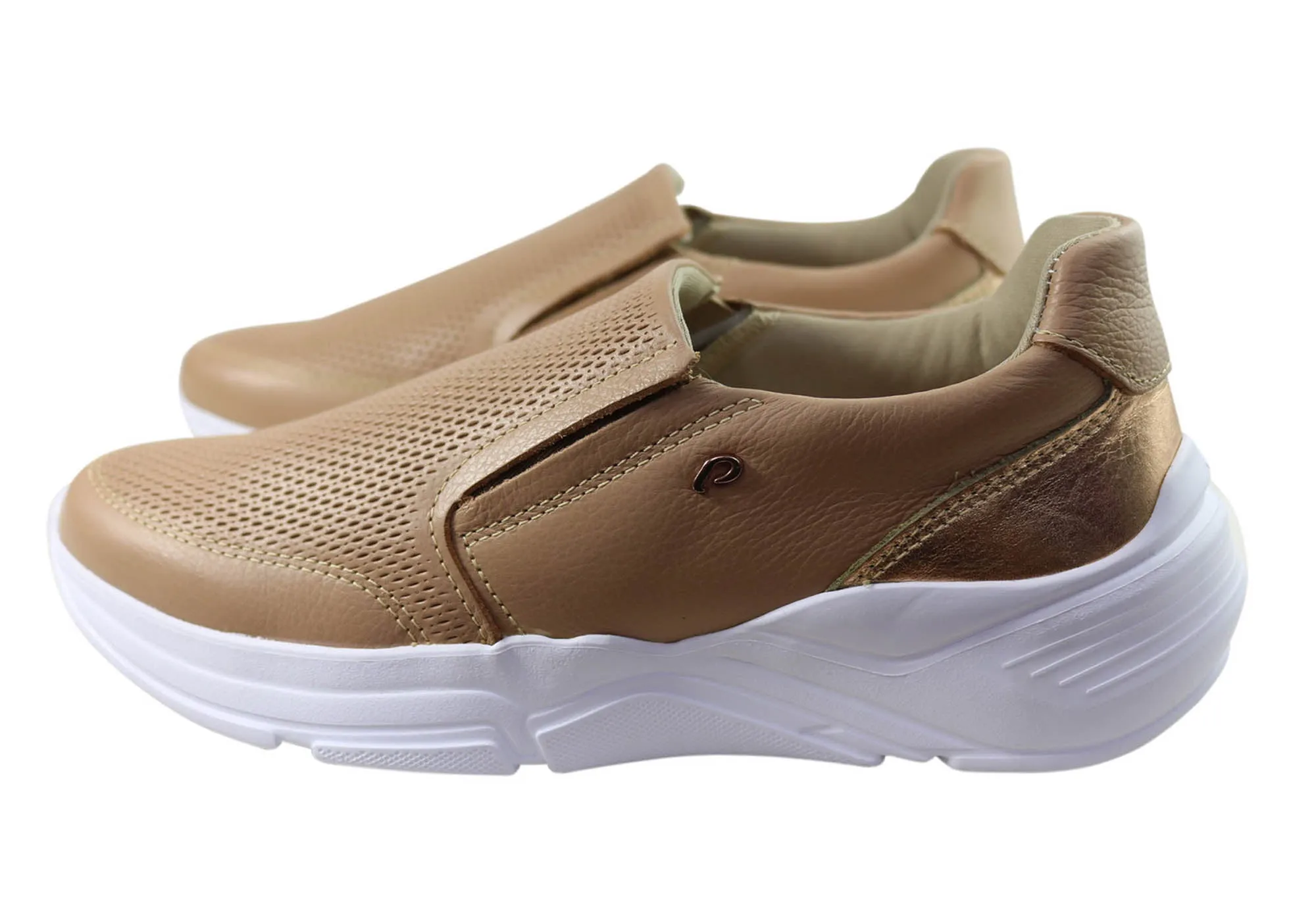 Pegada Kerri Womens Comfortable Leather Casual Shoes Made In Brazil