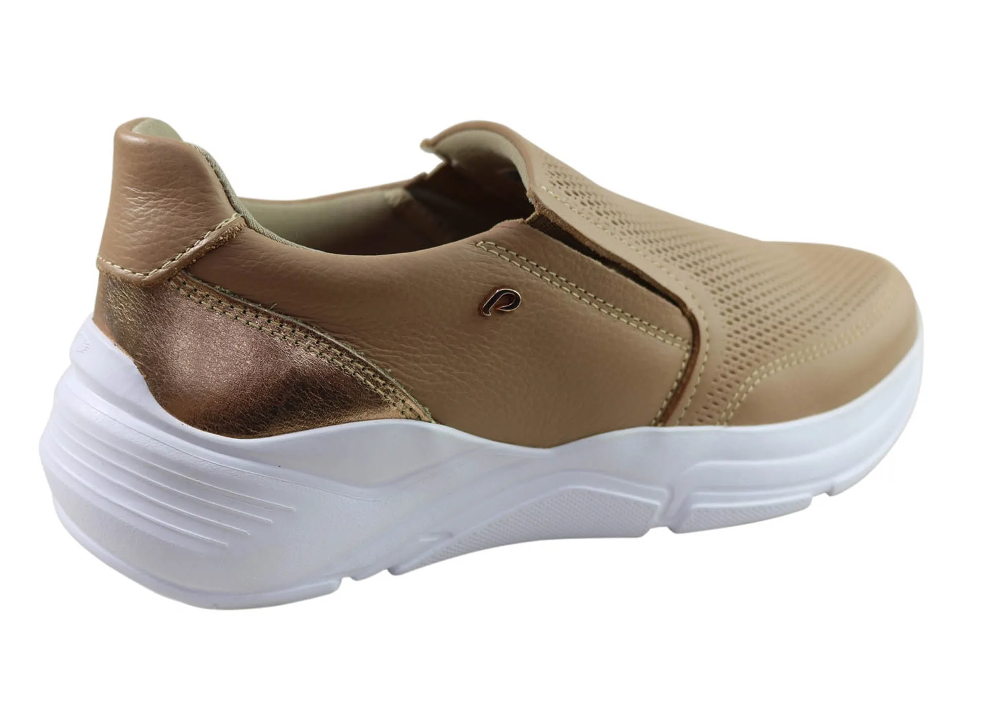 Pegada Kerri Womens Comfortable Leather Casual Shoes Made In Brazil