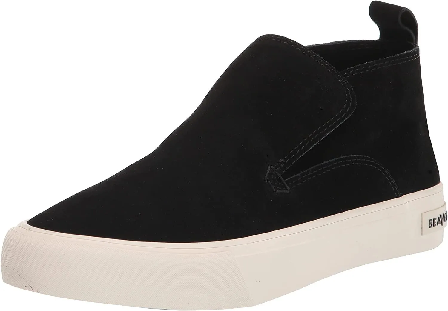 SeaVees Men's Huntington Middie Black Suede Size 9 Mid Cut Casual Sneaker