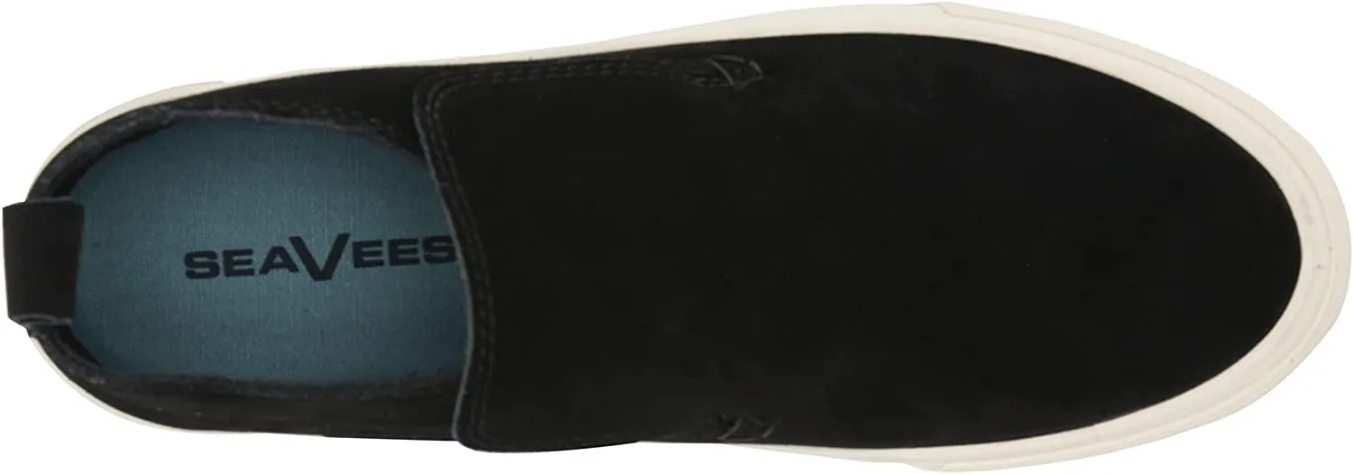 SeaVees Men's Huntington Middie Black Suede Size 9 Mid Cut Casual Sneaker