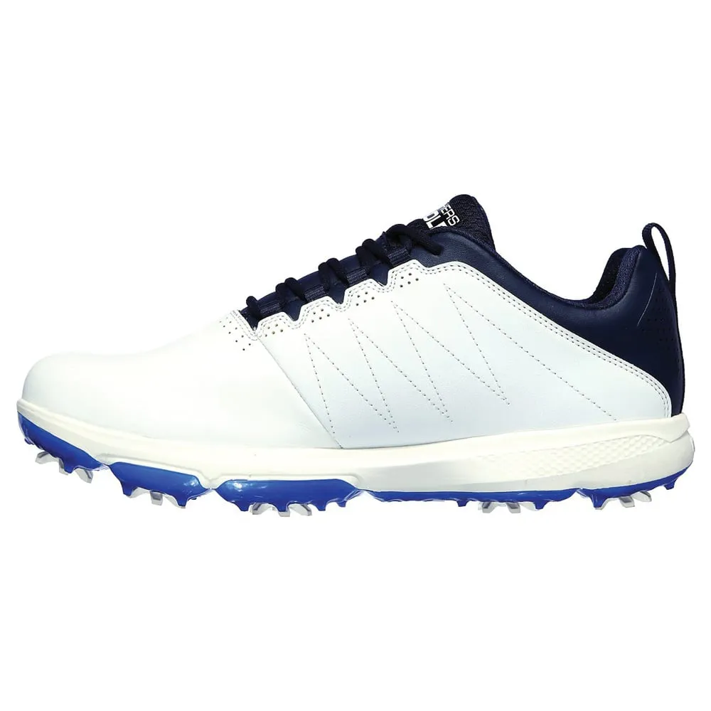 Skechers GO GOLF PRO 4 Spiked Shoe - White/Navy