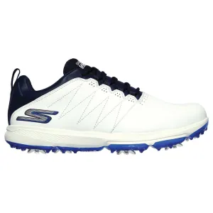 Skechers GO GOLF PRO 4 Spiked Shoe - White/Navy