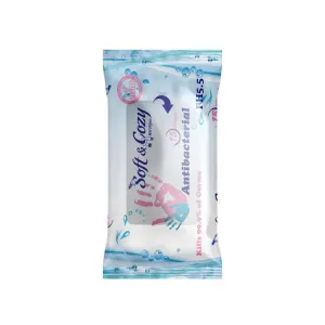 Soft & Cozy antibacterial pocket 15 wipes