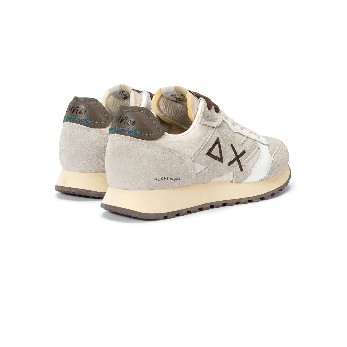 SUN68 UNCLE JAKI OFF WHITE SNEAKERS FOR MEN