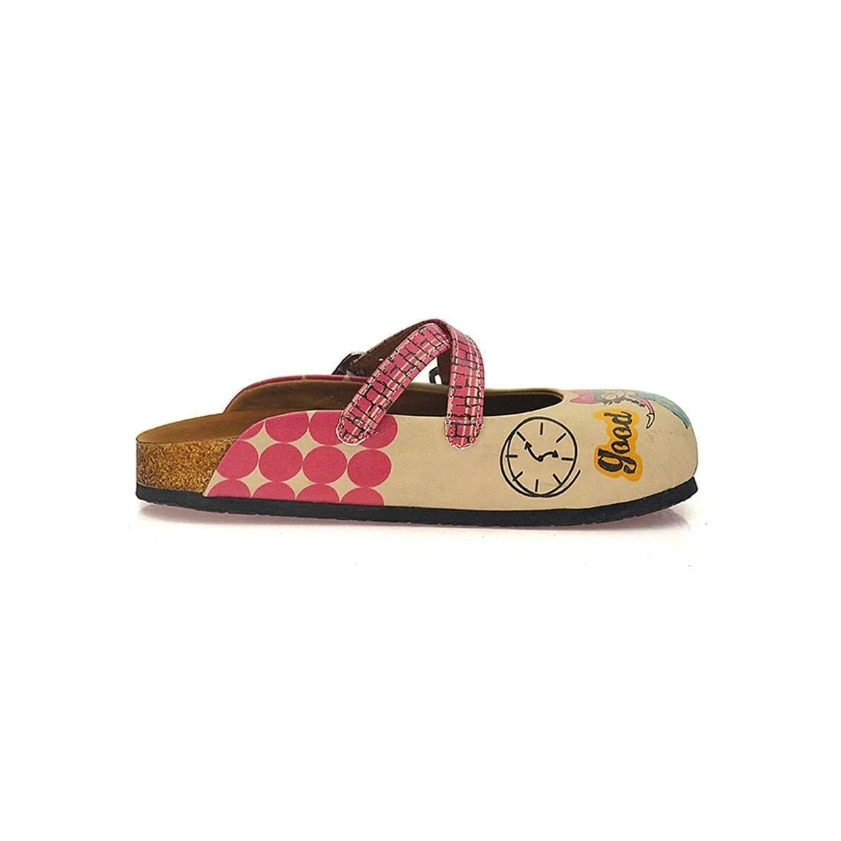 Tan Double-Sided Clogs CAL117
