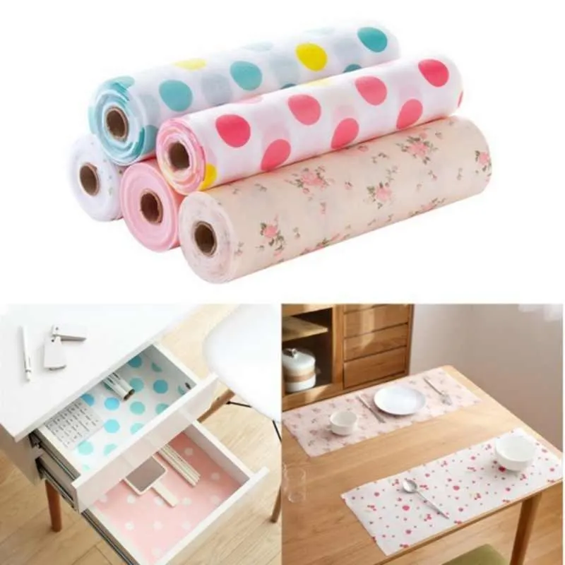 Waterproof Table Kitchen Cupboard Table Cushion Sheet Roll