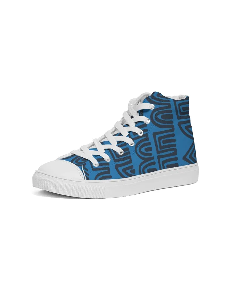 Wave Men's Hightop Canvas Shoe