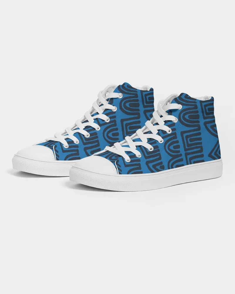 Wave Men's Hightop Canvas Shoe