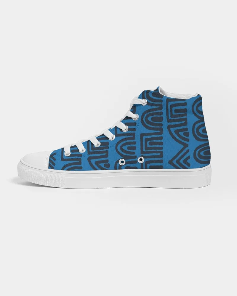 Wave Men's Hightop Canvas Shoe