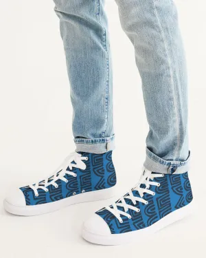 Wave Men's Hightop Canvas Shoe
