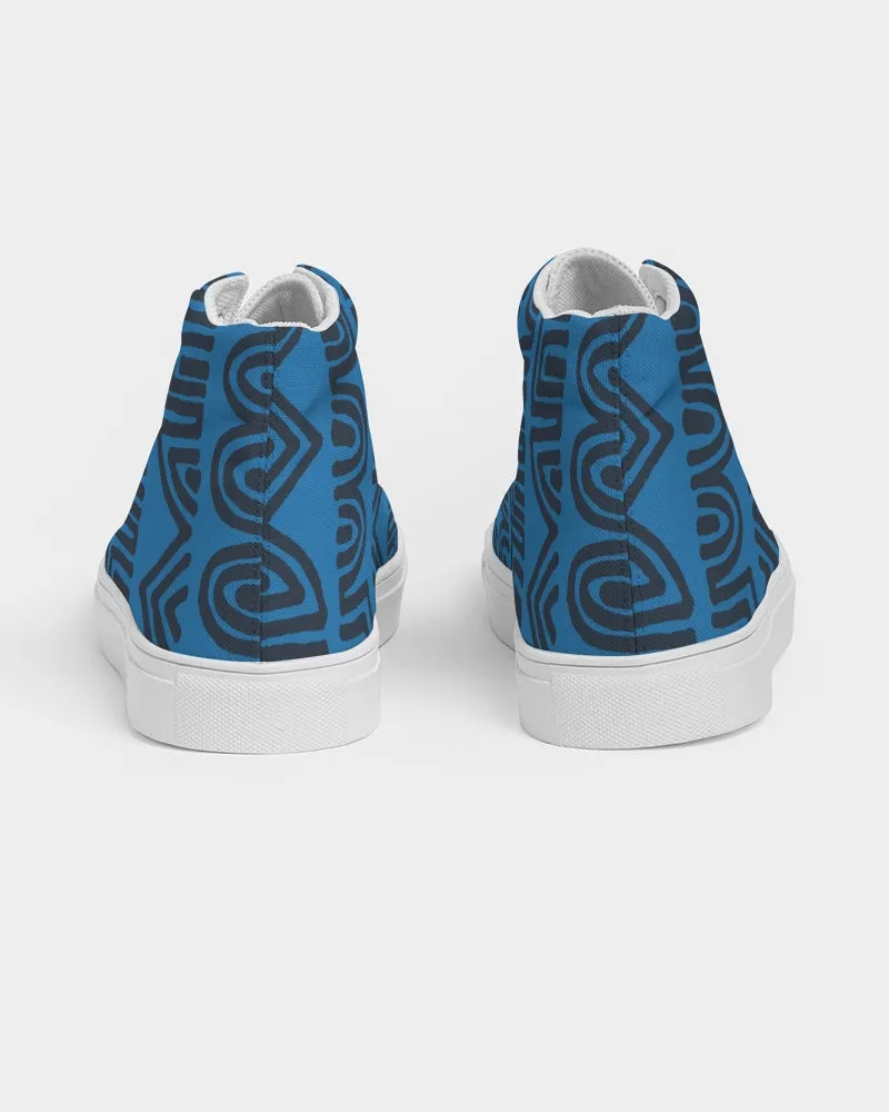 Wave Men's Hightop Canvas Shoe