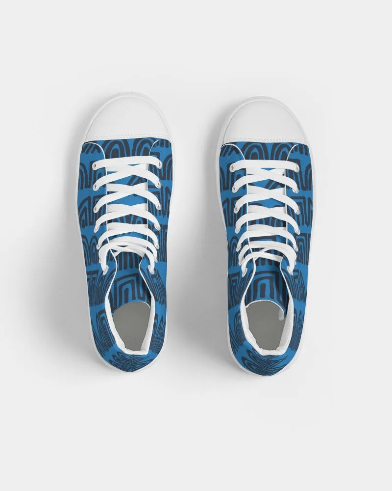 Wave Men's Hightop Canvas Shoe