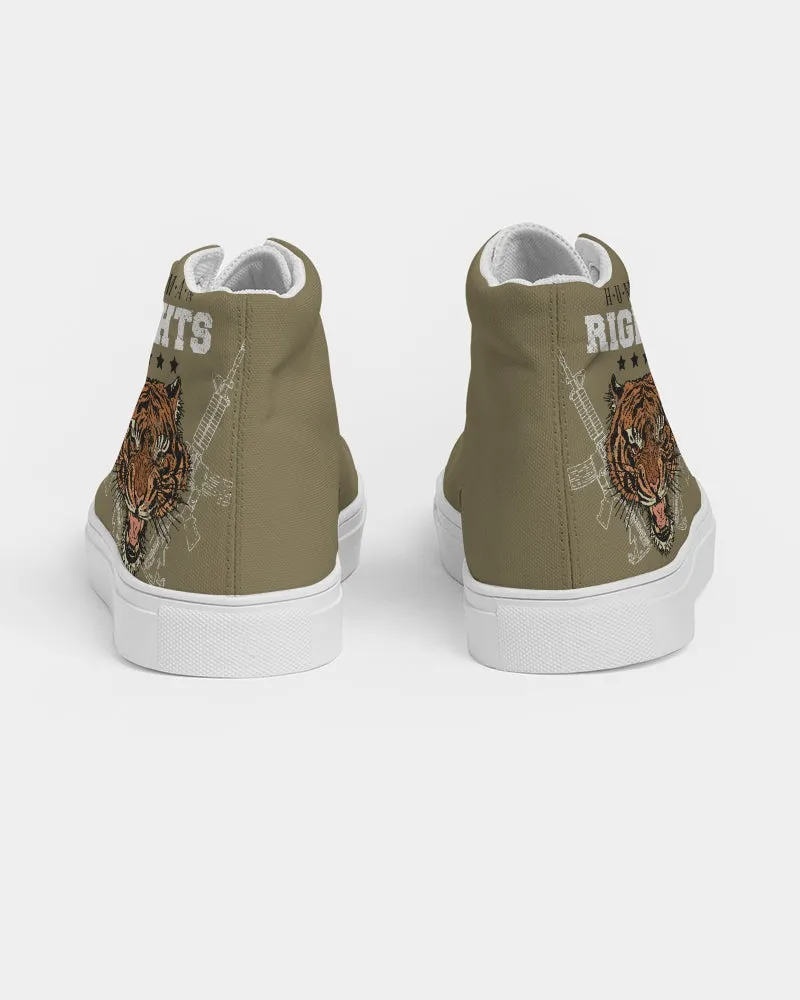 Wolf Men's Hightop Canvas Shoe