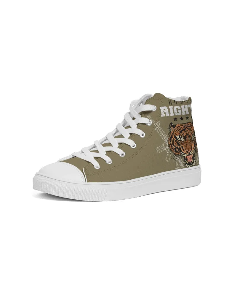Wolf Men's Hightop Canvas Shoe