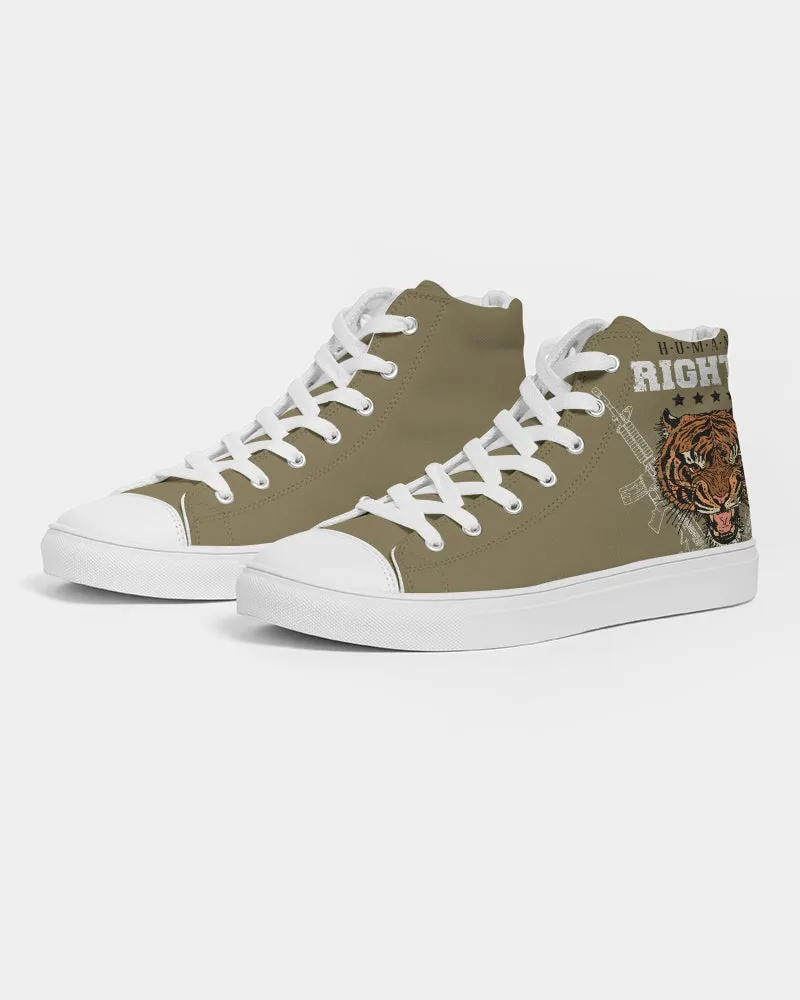 Wolf Men's Hightop Canvas Shoe