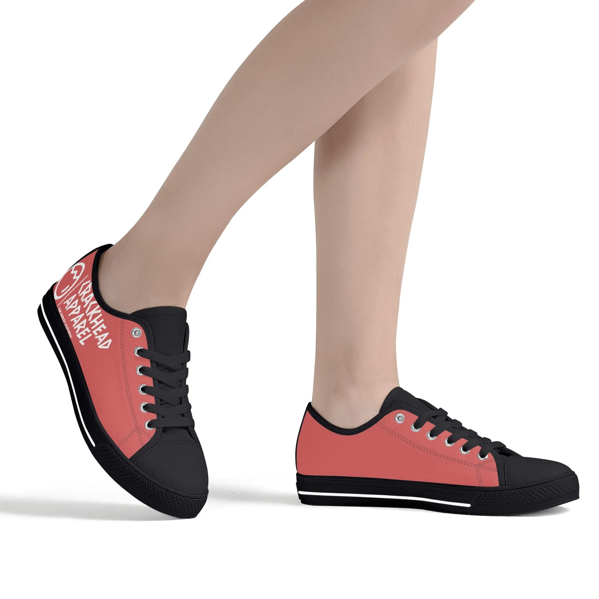Women's Crackhead Apparel Low Top Canvas Shoes