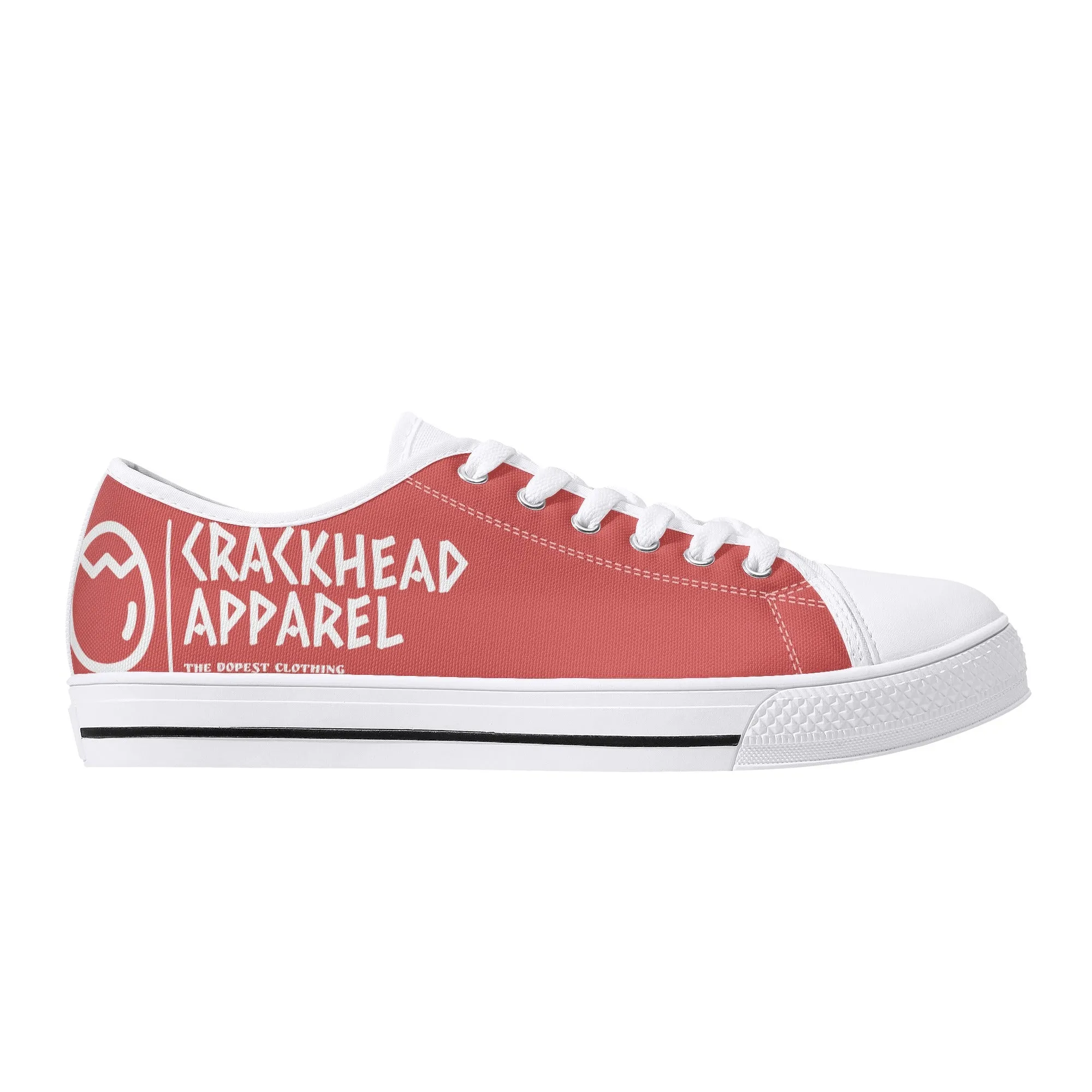 Women's Crackhead Apparel Low Top Canvas Shoes