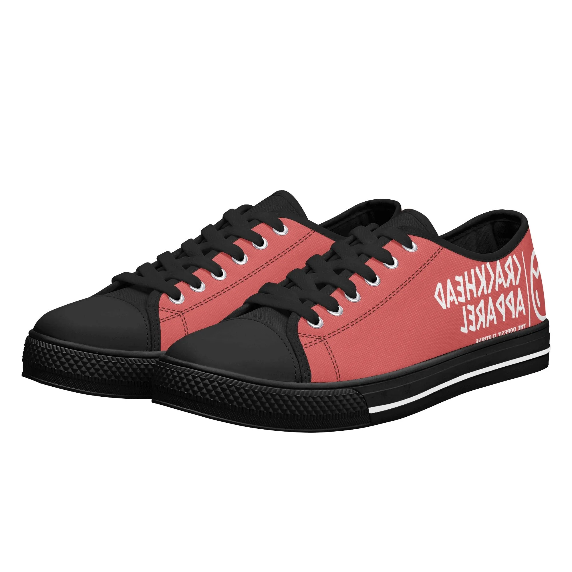 Women's Crackhead Apparel Low Top Canvas Shoes