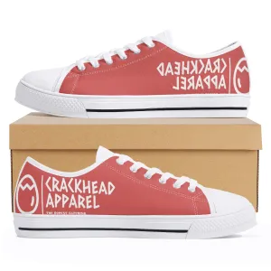 Women's Crackhead Apparel Low Top Canvas Shoes