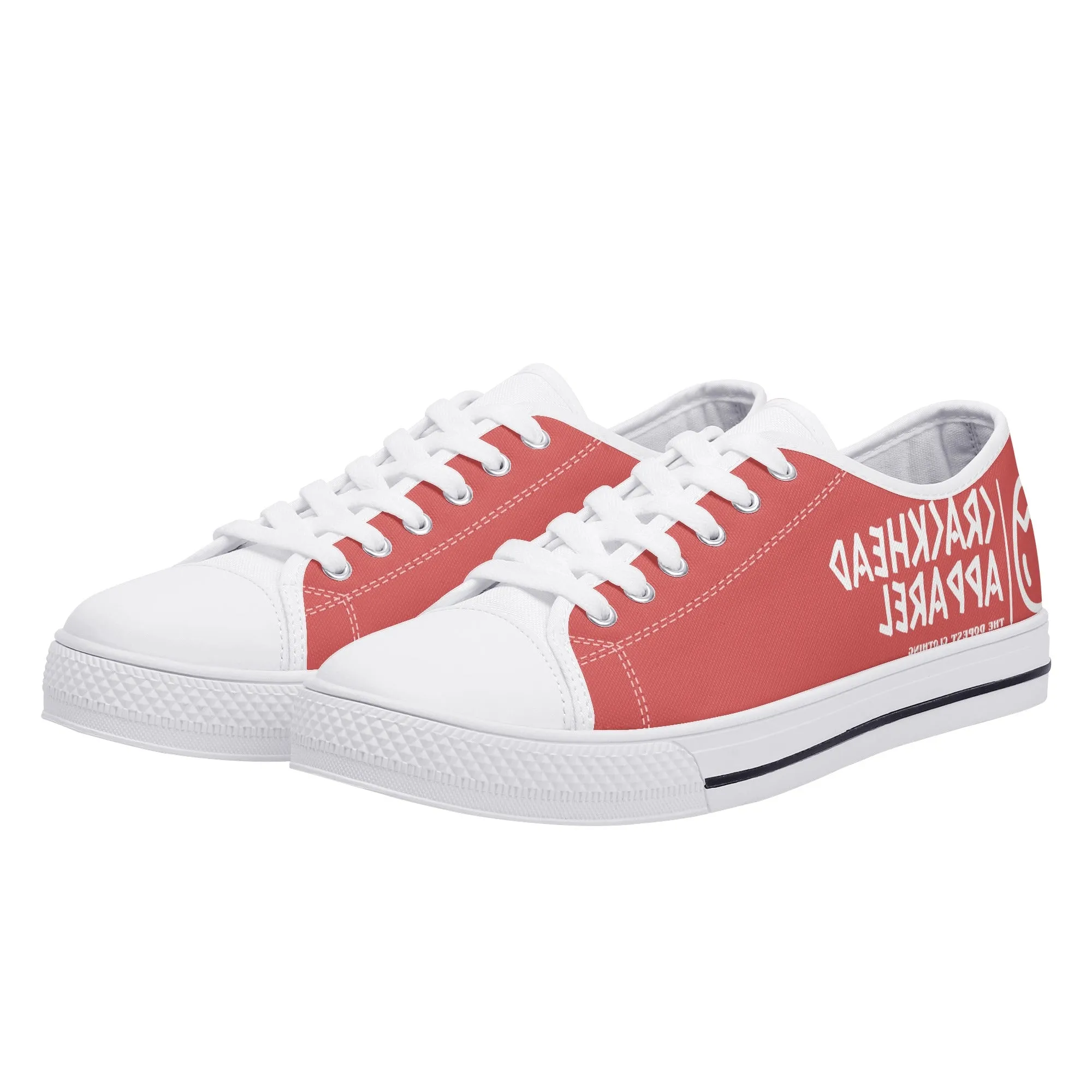 Women's Crackhead Apparel Low Top Canvas Shoes