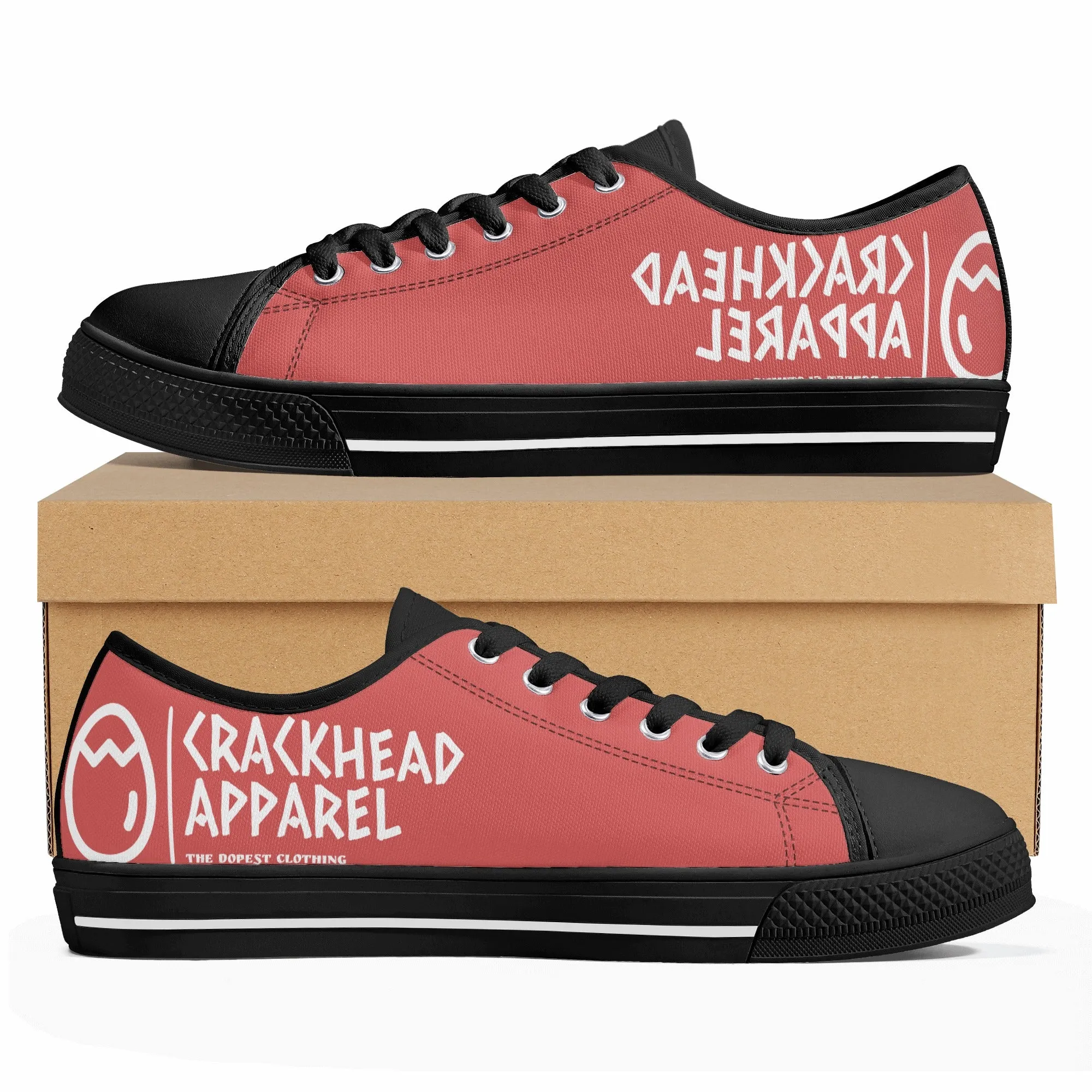 Women's Crackhead Apparel Low Top Canvas Shoes