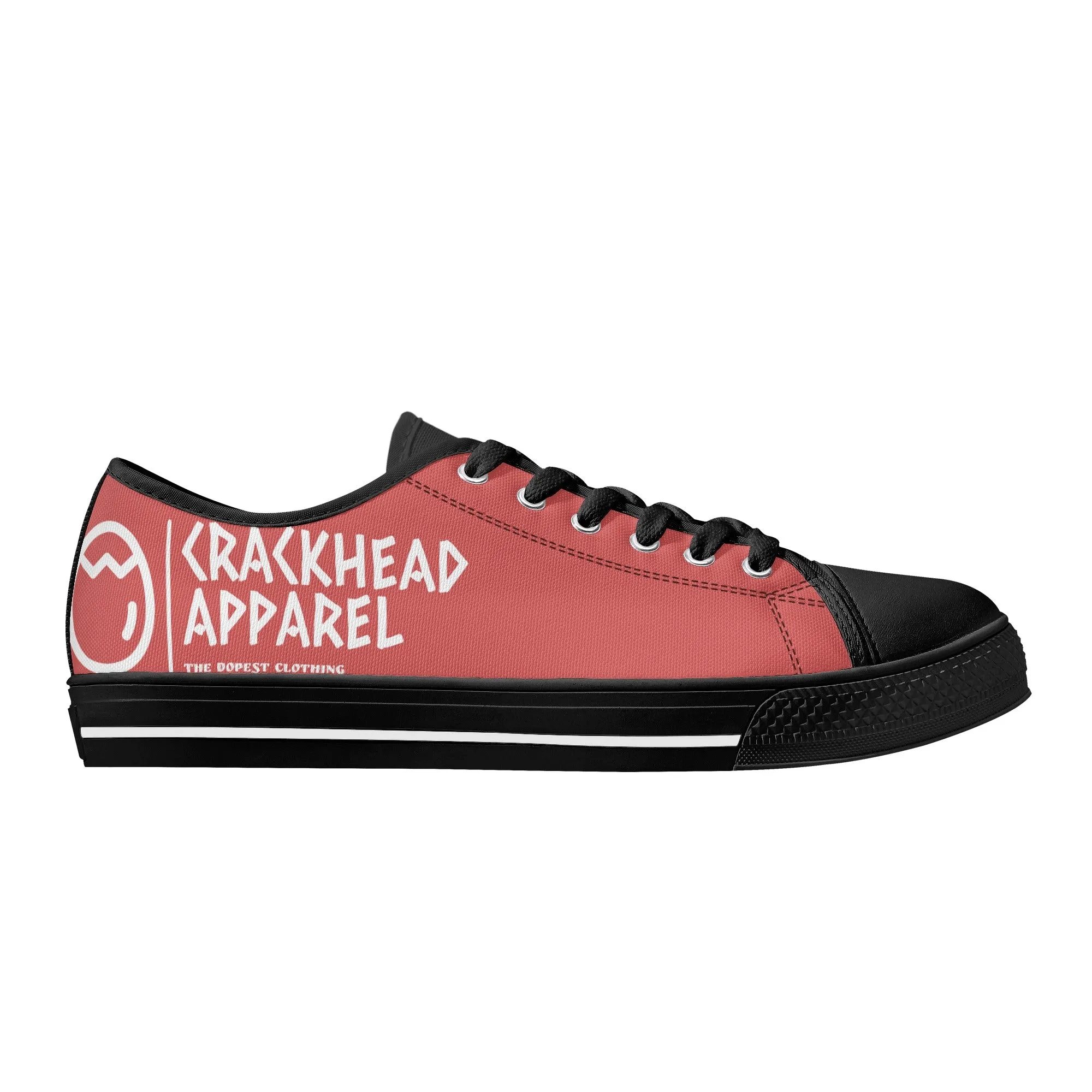 Women's Crackhead Apparel Low Top Canvas Shoes
