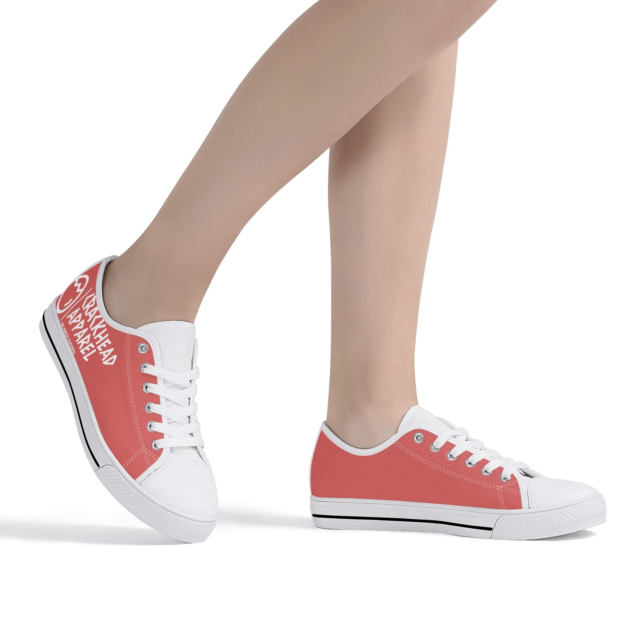 Women's Crackhead Apparel Low Top Canvas Shoes