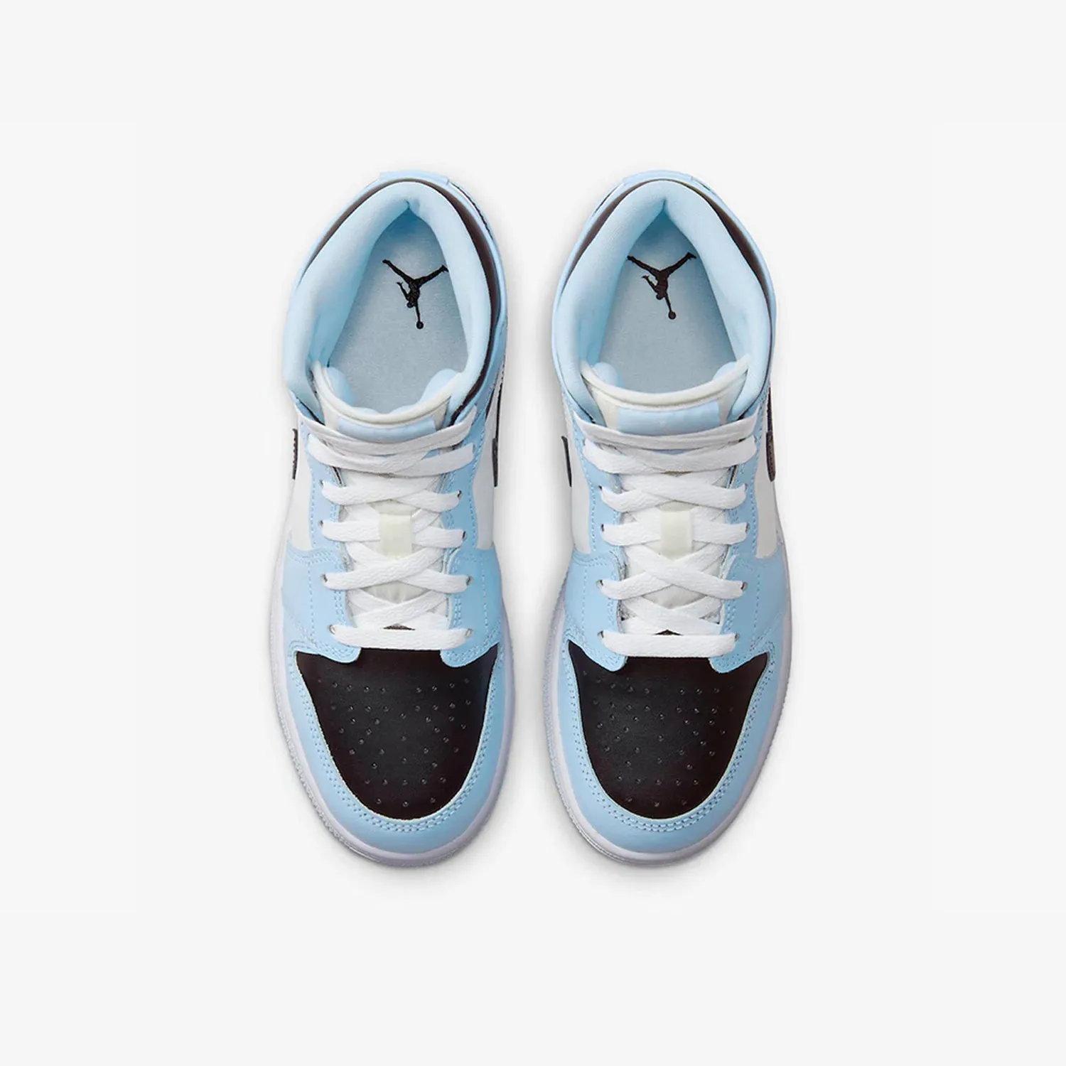 Women's / GS Air Jordan 1 Mid "Ice Blue" (555112-401)