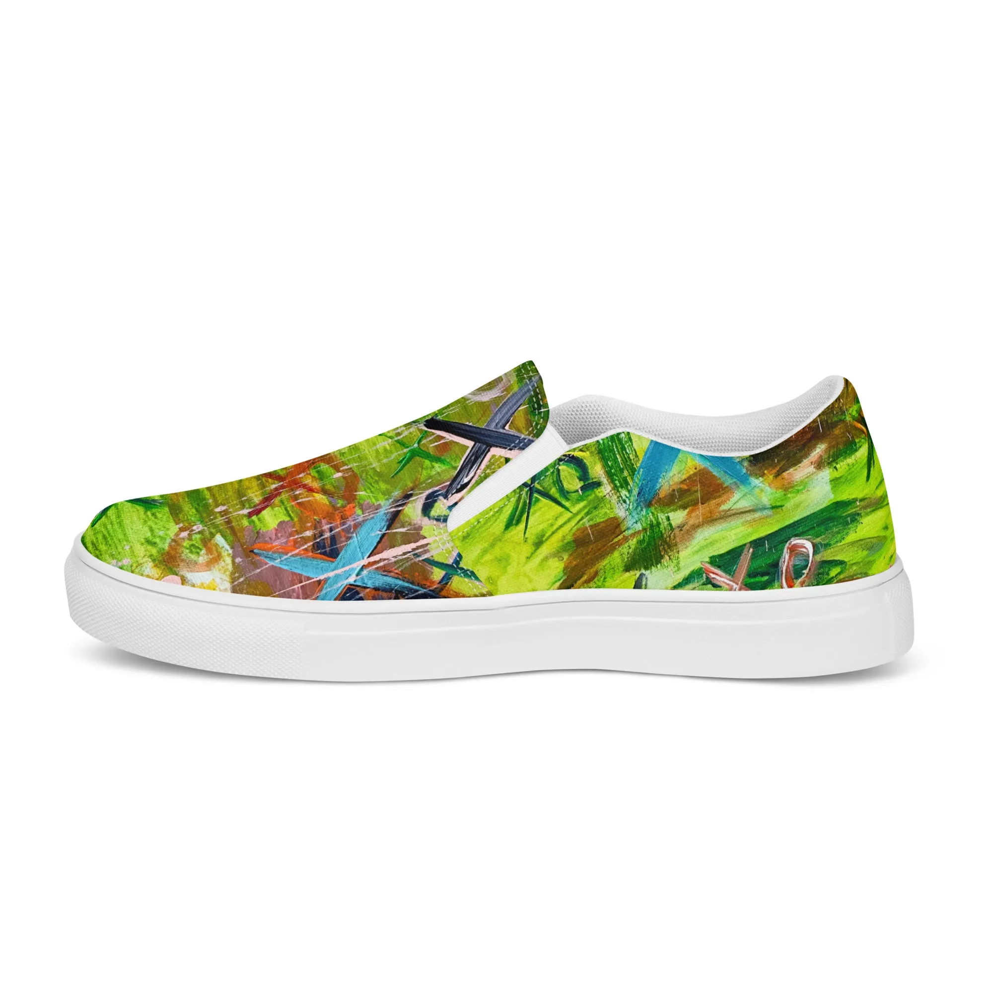 Women’s slip-on canvas shoes- Green