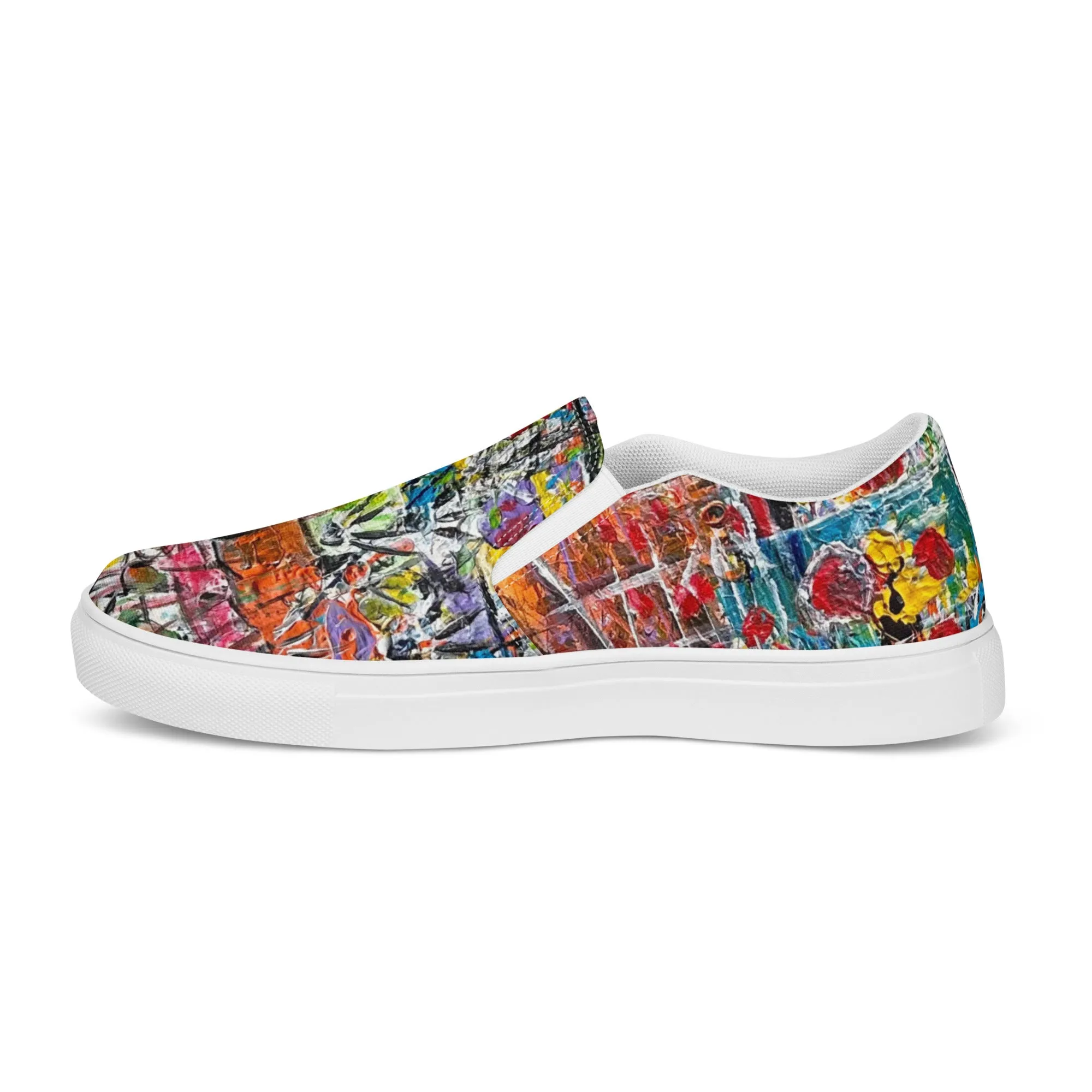 Women’s slip-on canvas shoes- Multi Colour
